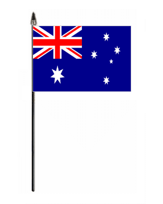 Australia Country Hand Flag - Small.