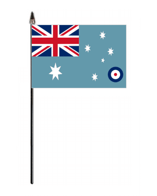 Australia RAF Ensign Hand Flag - Small.