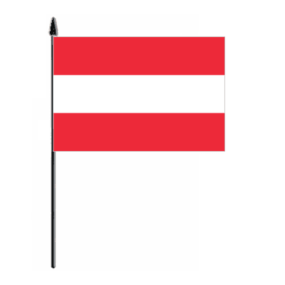 Austria Country Hand Flag - Medium (stitched).