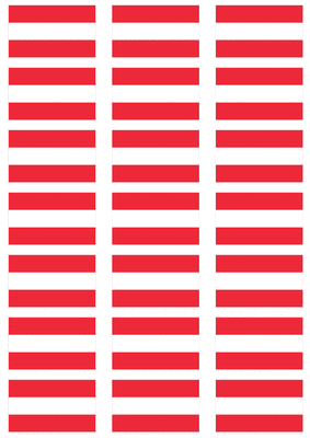 Austria Flag Stickers - 21 per sheet