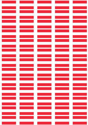 Austria Flag Stickers - 65 per sheet