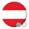 Austria Keyrings - 25mm