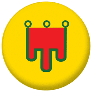 Auvergne Province Flag 25mm Fridge Magnet