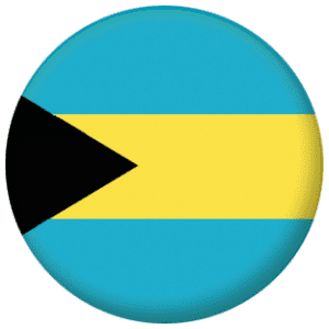 Bahamas Country Flag 25mm Button Badge