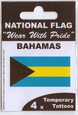 Bahamas Country Flag Tattoos.