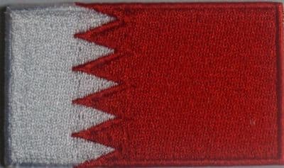 Bahrain Embroidered Flag Patch, style 04