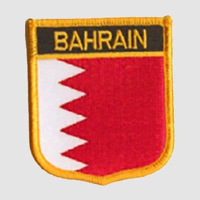Bahrain Embroidered Flag Patch, style 07