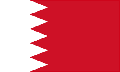 Bahrain Large Country Flag - 3' x 2'.