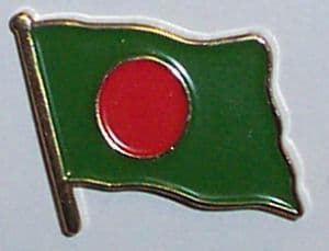 Bangladesh Country Flag Enamel Pin Badge