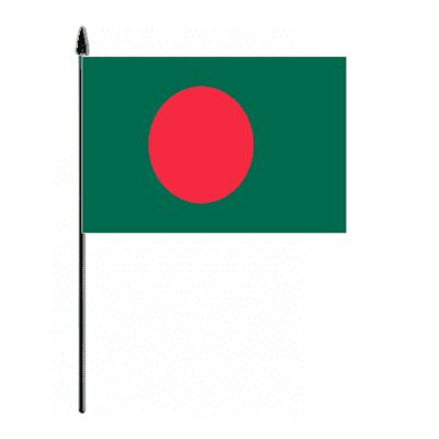 Bangladesh Country Hand Flag - Medium.