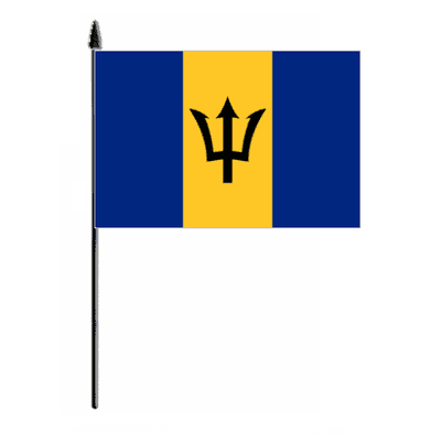 Barbados Country Hand Flag - Medium