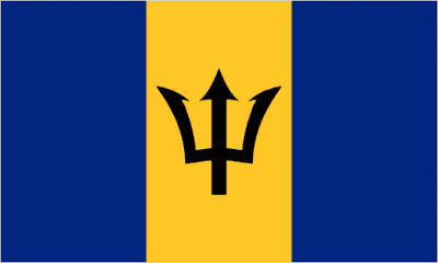 Barbados Large Country Flag - 5' x 3'.