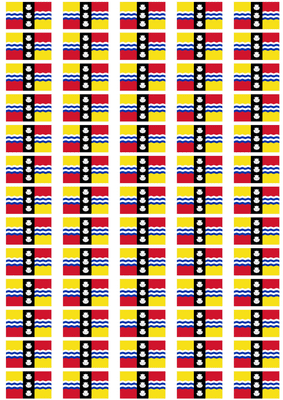 Bedfordshire 1951-2014 Flag Stickers - 65 per sheet