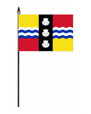 Bedfordshire 1951-2014 Hand Flag - Small.