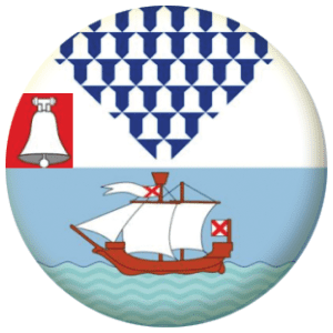 Belfast Town / City Flag 25mm Flat Back