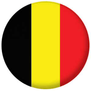 Belgium Country Flag 58mm Mirror