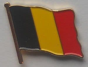 Belgium Country Flag Enamel Pin Badge