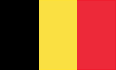 Belgium Large Country Flag - 3' x 2'.