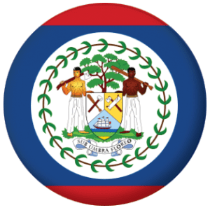 Belize Country Flag 58mm Fridge Magnet