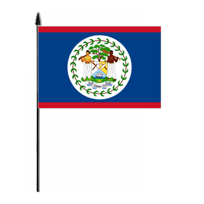 Belize Country Hand Flag - Medium