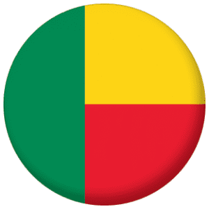 Benin Country Flag 25mm Pin Button Badge