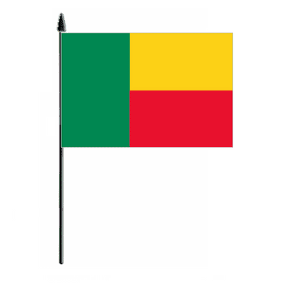 Benin Country Hand Flag - Medium