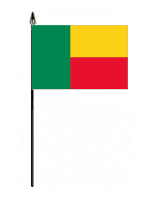 Benin Country Hand Flag - Small.
