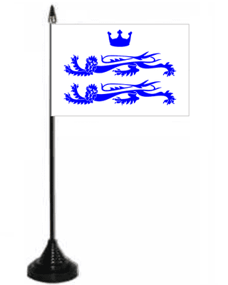 Berkshire County Council Desk / Table Flag with plastic stand and base