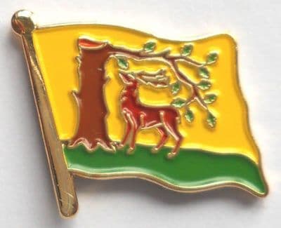 Berkshire Flag Enamel Pin Badge