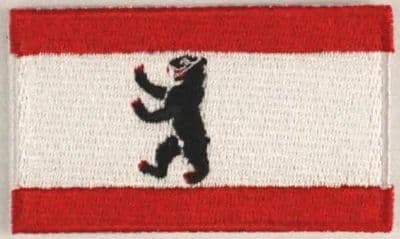 Berlin Embroidered Flag Patch, style 04
