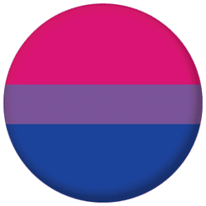 Bisexual Pride Flag 58mm Mirror