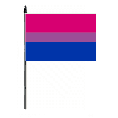 Bisexual Pride Hand Flag - Medium