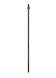 Black 27cm stick with gold top.