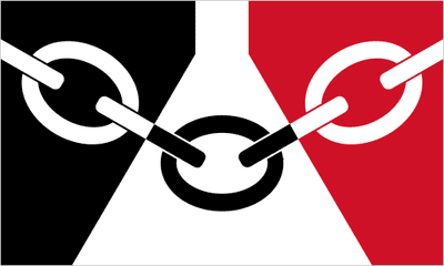 Black Country Boat / Courtesy Flag.
