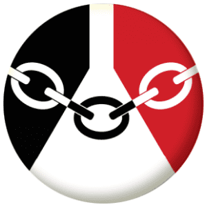 Black Country County Flag 58mm Button Badge
