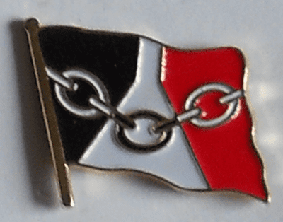 Black Country County Flag Enamel Pin Badge