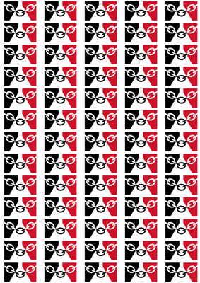 Black Country Flag Stickers - 65 per sheet