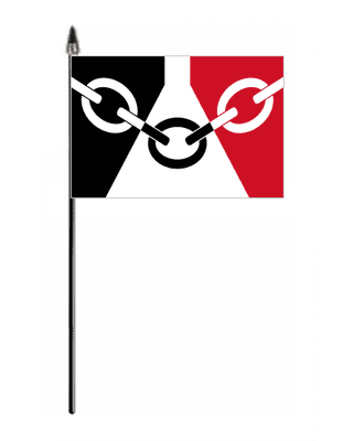 Black Country Hand Flag - Small.