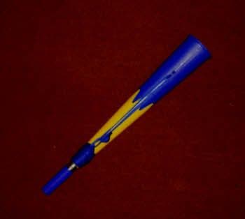 Blue and Yellow Cheer Horn.