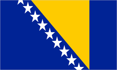 Bosnia and Herzegovina Boat / Courtesy Country Flag.