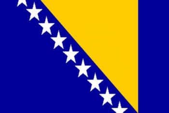 Bosnia Large Country Flag - 3' x 2'.