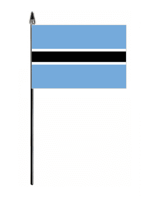 Botswana Country Hand Flag - Small.