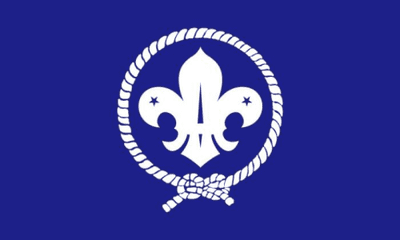 Boy Scouts (blue) Large Flag - 5' x 3'.