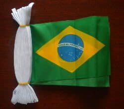 Brazil Bunting, rectangular, 9 metre.