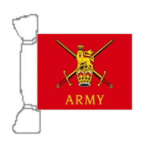 British Army Bunting, rectangular, 18 metre.