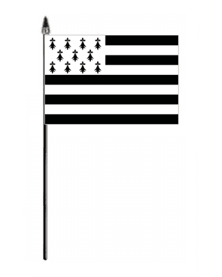 Brittany Hand Flag - Small.