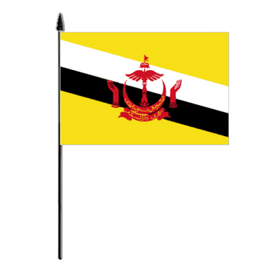Brunei Country Hand Flag - Medium