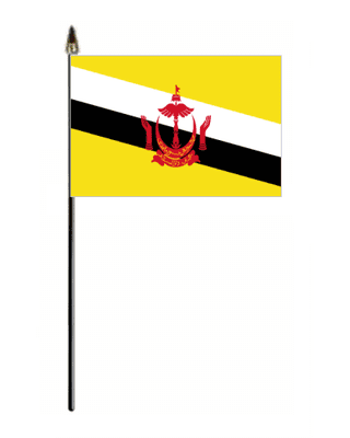 Brunei Country Hand Flag - Small.
