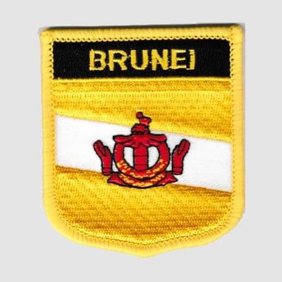 Brunei Embroidered Flag Patch, style 07