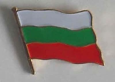 Bulgaria Country Flag Enamel Pin Badge